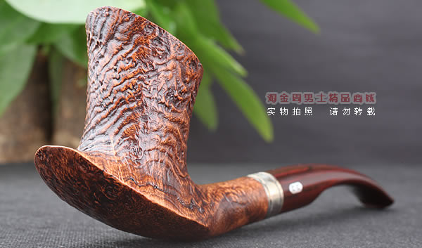原装进口 法国CHACOM CC石楠木烟斗 14年度乡村粗面限量斗-1