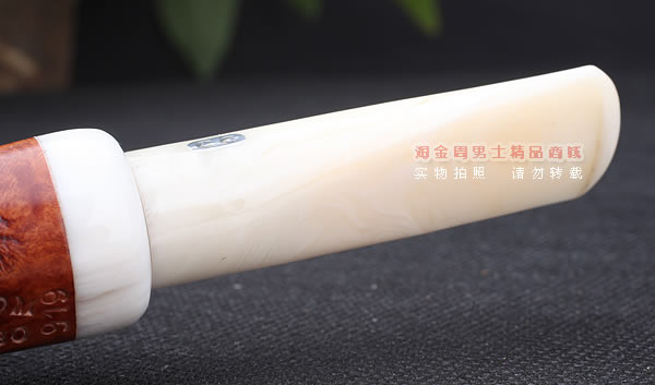 淘金周 进口法国CHACOM CC Turbo石楠木烟斗 六件套装 浅红粗面-8