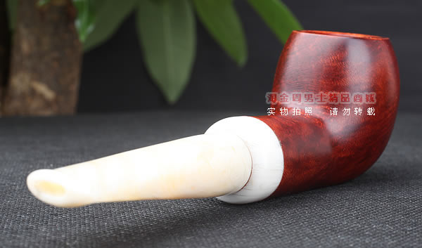 淘金周 进口法国CHACOM CC Turbo石楠木烟斗 六件套装 酒红光面-3