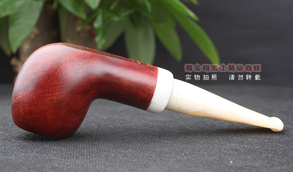 淘金周 进口法国CHACOM CC Turbo石楠木烟斗 六件套装 酒红光面-5