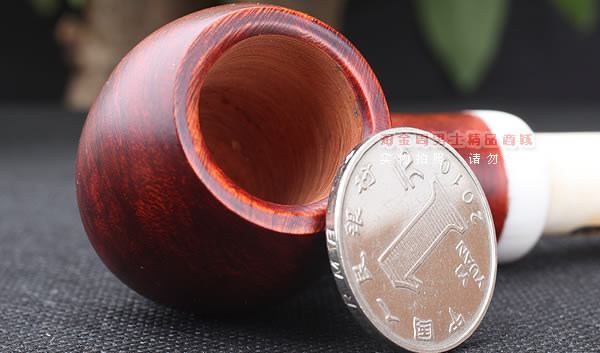 淘金周 进口法国CHACOM CC Turbo石楠木烟斗 六件套装 酒红光面-6