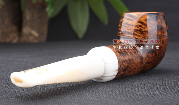 淘金周 进口法国CHACOM CC Turbo石楠木烟斗 六件套装 棕色光面-3