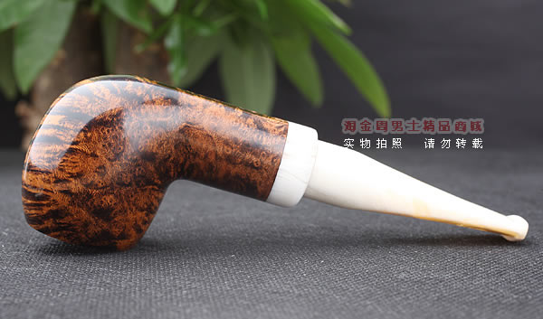 淘金周 进口法国CHACOM CC Turbo石楠木烟斗 六件套装 棕色光面-5