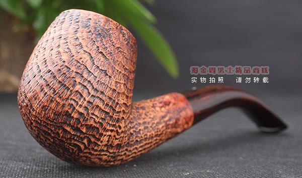 淘金周 英国Dunhill登喜路石楠木烟斗 5件套乡村喷砂 COUNTY 4113-1