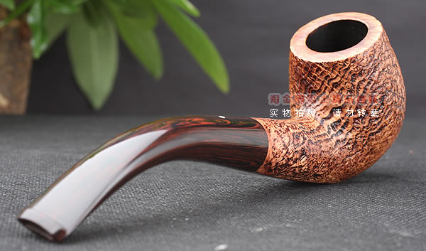 淘金周 英国Dunhill登喜路石楠木烟斗 5件套乡村喷砂 COUNTY 4113-3