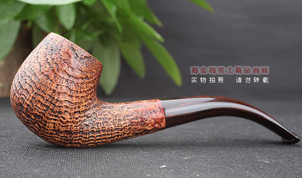 淘金周 英国Dunhill登喜路石楠木烟斗 5件套乡村喷砂 COUNTY 4113-4