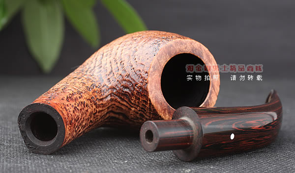 淘金周 英国Dunhill登喜路石楠木烟斗 5件套乡村喷砂 COUNTY 4113-7