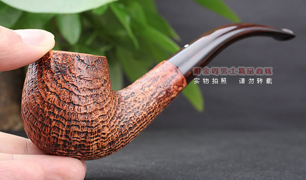 淘金周 英国Dunhill登喜路石楠木烟斗 5件套乡村喷砂 COUNTY 4113-9