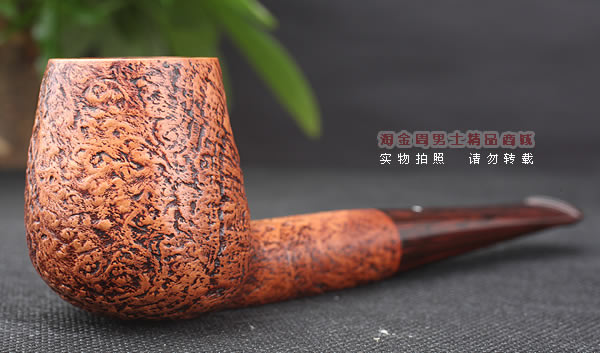 淘金周 英国Dunhill登喜路石楠木烟斗 5件套乡村喷砂 COUNTY 4134-1