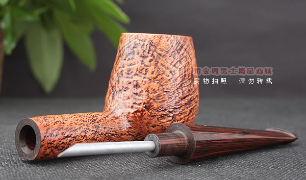 淘金周 英国Dunhill登喜路石楠木烟斗 5件套乡村喷砂 COUNTY 4134-7