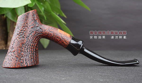 丹麦史丹威Stanwell Larsen 拉森150周年纪念烟斗 01 粗面-5