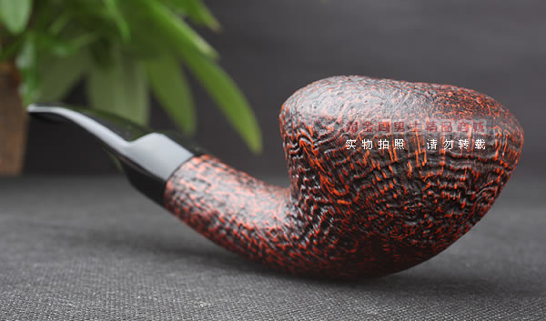 丹麦史丹威Stanwell Larsen 拉森150周年纪念烟斗 03 粗面-2