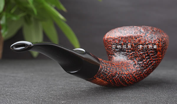 丹麦史丹威Stanwell Larsen 拉森150周年纪念烟斗 03 粗面-3