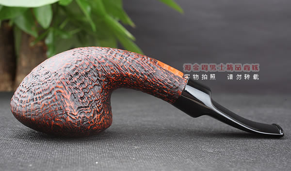 丹麦史丹威Stanwell Larsen 拉森150周年纪念烟斗 03 粗面-5