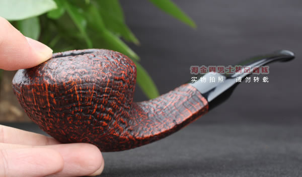 丹麦史丹威Stanwell Larsen 拉森150周年纪念烟斗 03 粗面-9