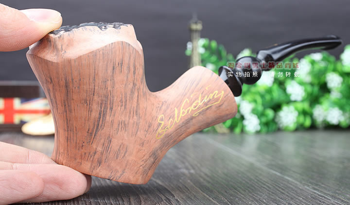 丹麦Erik Nording石楠木手工签名烟斗 SIGNATURE SMOOTH 原木39-10