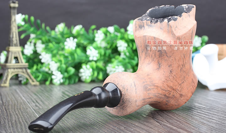 丹麦Erik Nording石楠木手工签名烟斗 SIGNATURE SMOOTH 原木39-3