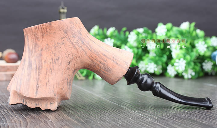 丹麦Erik Nording石楠木手工签名烟斗 SIGNATURE SMOOTH 原木39-5