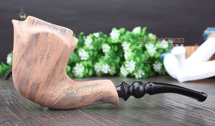 丹麦Erik Nording石楠木手工签名烟斗 SIGNATURE SMOOTH 原木40-4