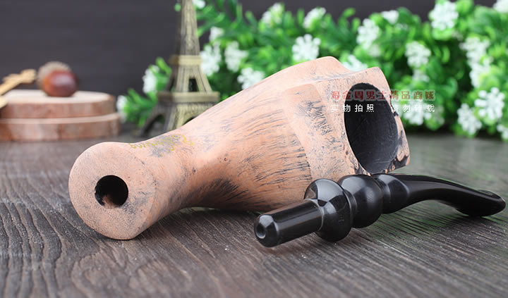 丹麦Erik Nording石楠木手工签名烟斗 SIGNATURE SMOOTH 原木40-7