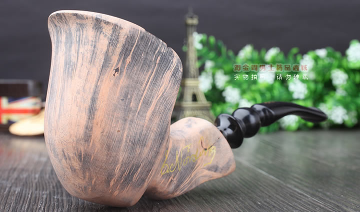 丹麦Erik Nording石楠木手工签名烟斗 SIGNATURE SMOOTH 原木42-1