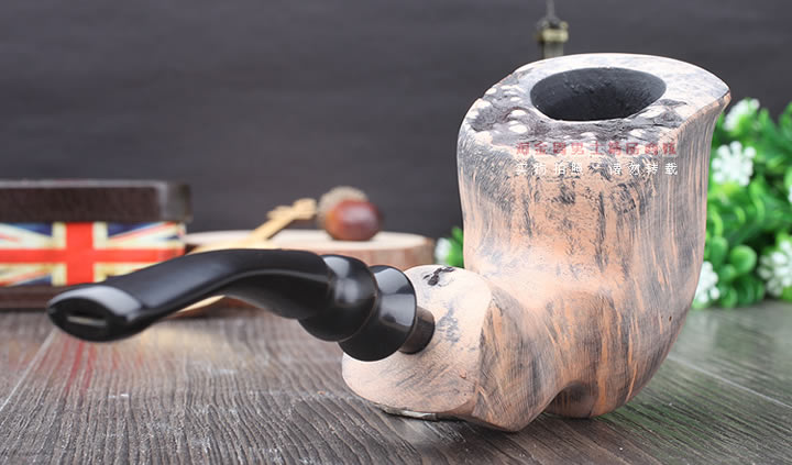 丹麦Erik Nording石楠木手工签名烟斗 SIGNATURE SMOOTH 原木42-3