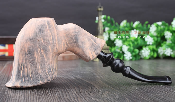 丹麦Erik Nording石楠木手工签名烟斗 SIGNATURE SMOOTH 原木42-5