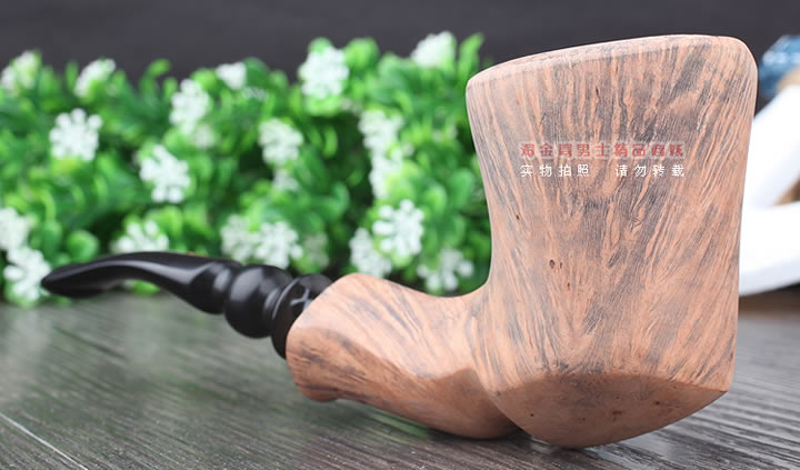 丹麦Erik Nording石楠木手工签名烟斗 SIGNATURE SMOOTH 原木44-2