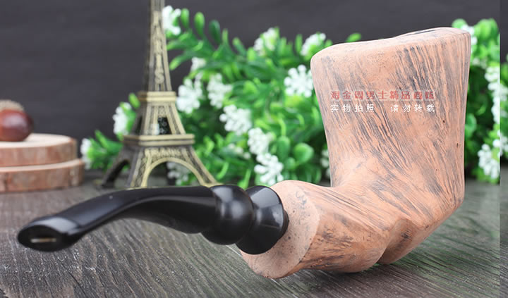 丹麦Erik Nording石楠木手工签名烟斗 SIGNATURE SMOOTH 原木44-3