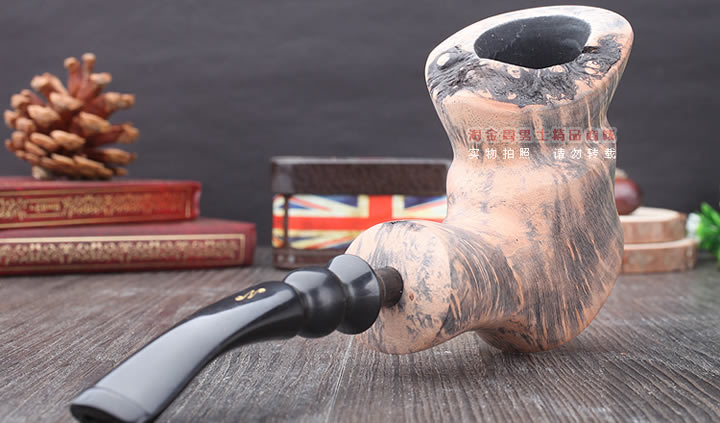 丹麦Erik Nording石楠木手工签名烟斗 SIGNATURE SMOOTH 原木45-3