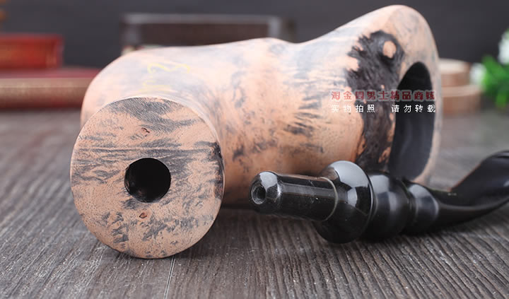 丹麦Erik Nording石楠木手工签名烟斗 SIGNATURE SMOOTH 原木45-7