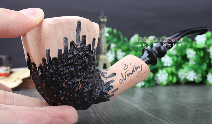 丹麦Erik Nording石楠木手工签名烟斗 SIGNATURE SMOOTH 原木46-10