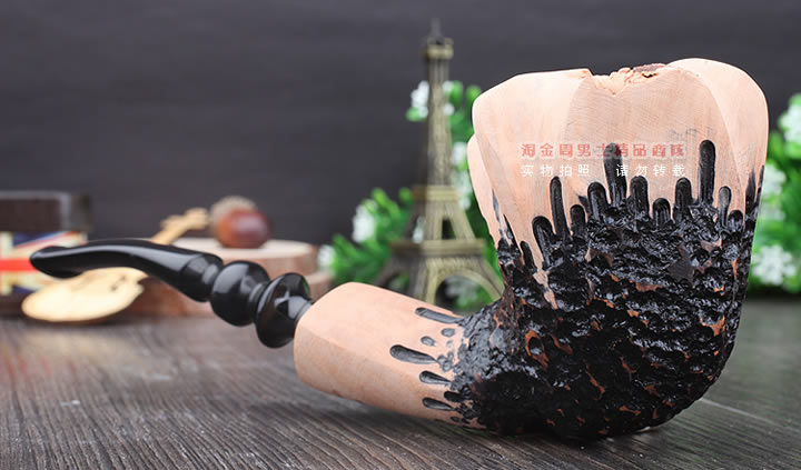 丹麦Erik Nording石楠木手工签名烟斗 SIGNATURE SMOOTH 原木46-2