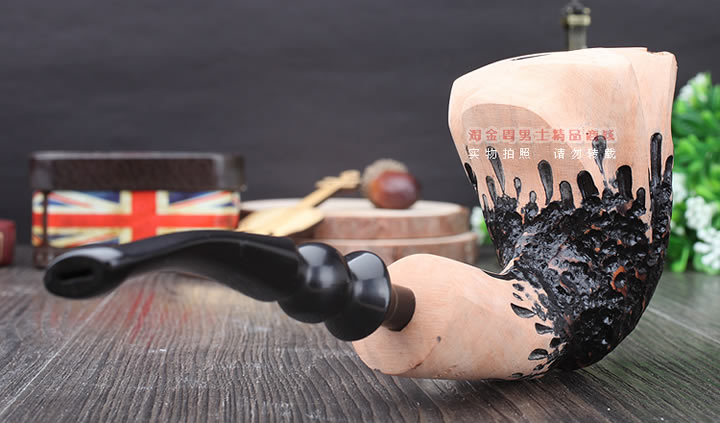 丹麦Erik Nording石楠木手工签名烟斗 SIGNATURE SMOOTH 原木46-3