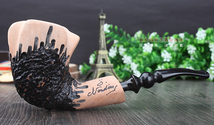 丹麦Erik Nording石楠木手工签名烟斗 SIGNATURE SMOOTH 原木46-4