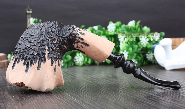 丹麦Erik Nording石楠木手工签名烟斗 SIGNATURE SMOOTH 原木46-5