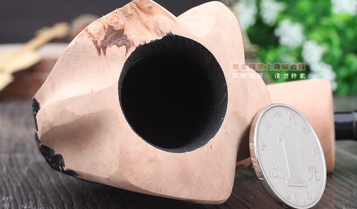 丹麦Erik Nording石楠木手工签名烟斗 SIGNATURE SMOOTH 原木46-6