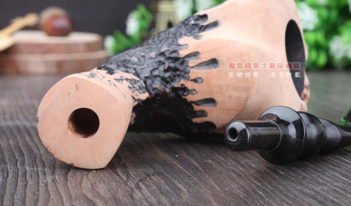 丹麦Erik Nording石楠木手工签名烟斗 SIGNATURE SMOOTH 原木46-7