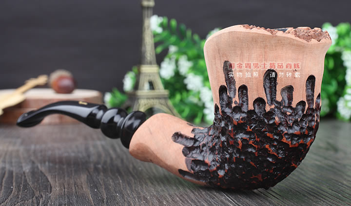 丹麦Erik Nording石楠木手工签名烟斗 SIGNATURE SMOOTH 原木47-2