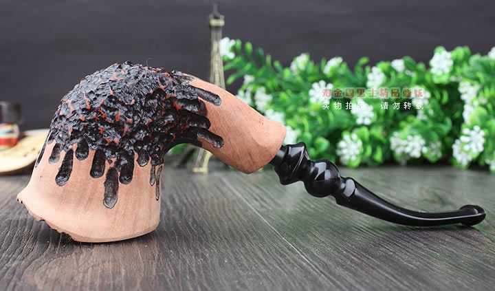 丹麦Erik Nording石楠木手工签名烟斗 SIGNATURE SMOOTH 原木47-5