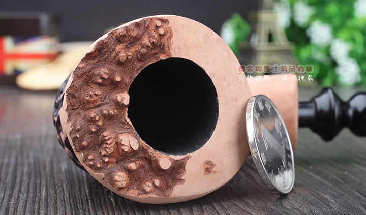 丹麦Erik Nording石楠木手工签名烟斗 SIGNATURE SMOOTH 原木47-6