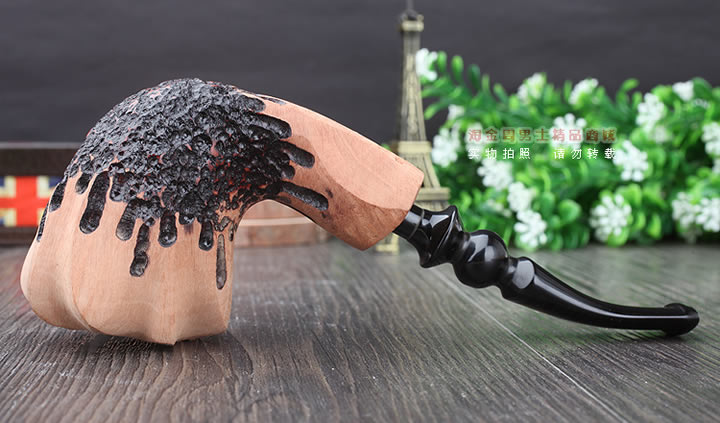 丹麦Erik Nording石楠木手工签名烟斗 SIGNATURE SMOOTH 原木48-5