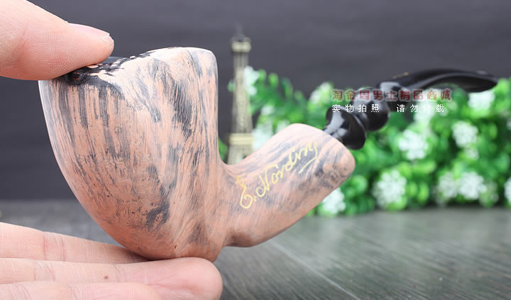 丹麦Erik Nording石楠木手工签名烟斗 SIGNATURE SMOOTH 原木49-10