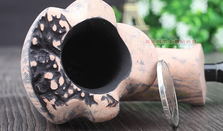 丹麦Erik Nording石楠木手工签名烟斗 SIGNATURE SMOOTH 原木49-6