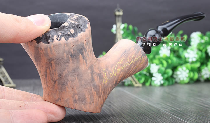 丹麦Erik Nording石楠木手工签名烟斗 SIGNATURE SMOOTH 原木50-10