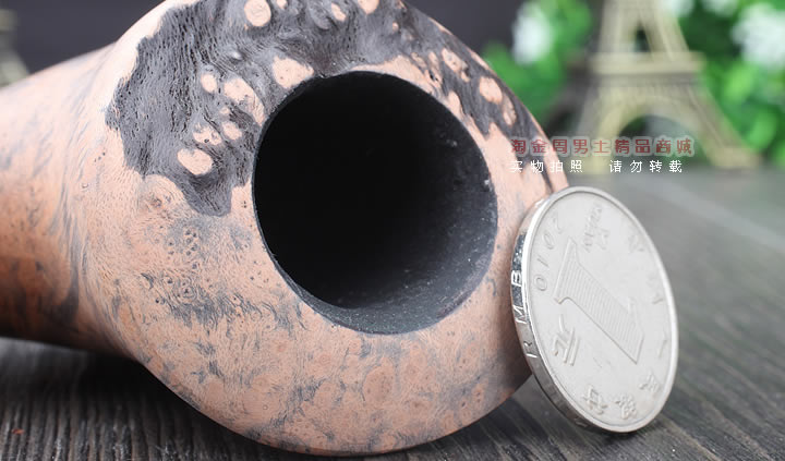 丹麦Erik Nording石楠木手工签名烟斗 SIGNATURE SMOOTH 原木50-6