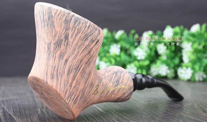 丹麦Erik Nording石楠木手工签名烟斗 SIGNATURE SMOOTH 原木51-1