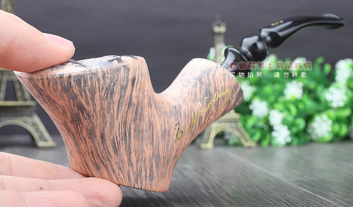 丹麦Erik Nording石楠木手工签名烟斗 SIGNATURE SMOOTH 原木51-10