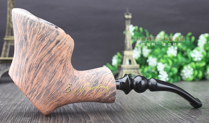 丹麦Erik Nording石楠木手工签名烟斗 SIGNATURE SMOOTH 原木51-4