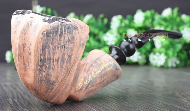 丹麦Erik Nording石楠木手工签名烟斗 SIGNATURE SMOOTH 原木52-1